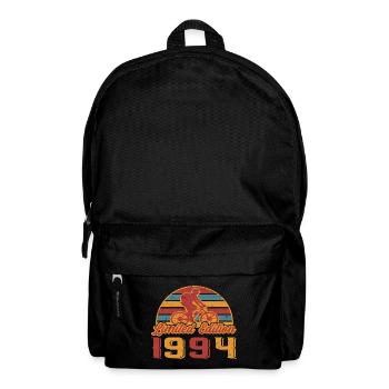 Fahrrad Mountainbike Radfahrerin Geburtstag 1994 - Rucksack - Schwarz - Vorne