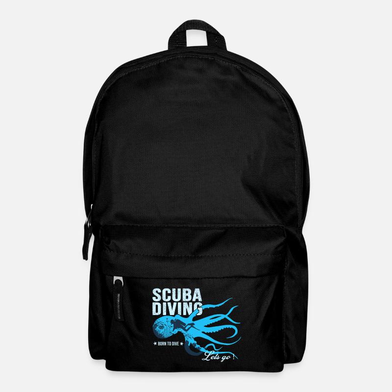 Diving Born to dive cool gift for diver - Backpack - black