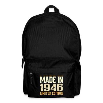 Tolles Geschenk zum Jubiläum von 1946 von 1946 Retro - Rucksack - Schwarz - Vorne