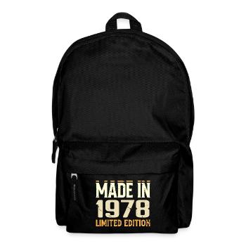 Awesome 1978 Birthday Gift Since 1978 Retro - Backpack - black - Front