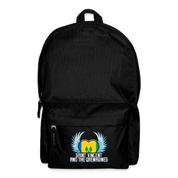 St. Vincent und die Grenadinen - Rucksack - Schwarz - Vorne