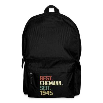 Best Ehemann Seit 1945 Geburtstagsgeschenk 1945 - Rucksack - Schwarz - Vorne