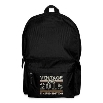 Juli 2015 Juli Geburtstagsgeschenk Juli 2015 - Rucksack - Schwarz - Vorne