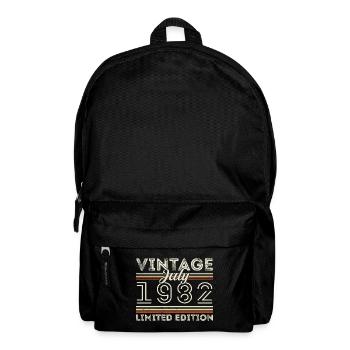 Juli 1982 Juli Geburtstagsgeschenk Juli 1982 - Rucksack - Schwarz - Vorne