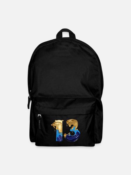 NO. 13 NUMBER 13 COOL 13TH BIRTHDAY - Backpack - black