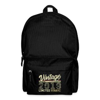 Legende seit 2018 Geboren 2018 Geburtstag 6 Jahre - Rucksack - Schwarz - Vorne