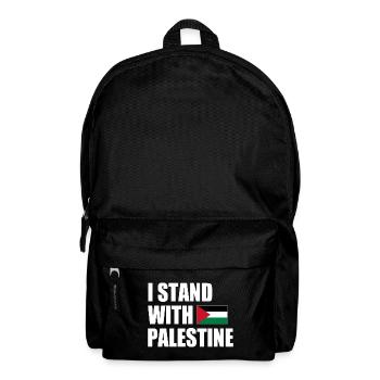 I stand with palestine - Sac à dos - noir - Devant