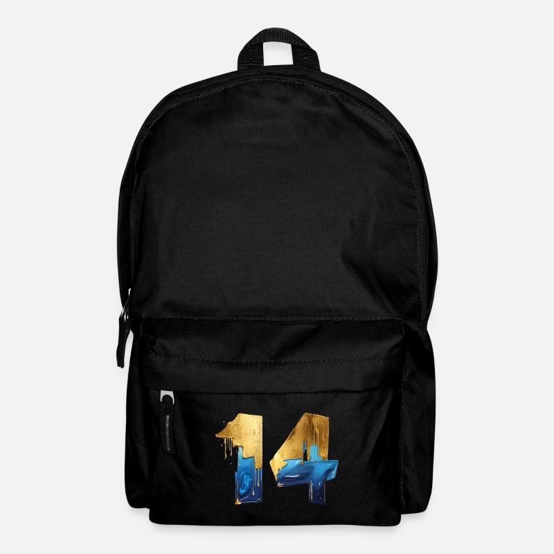 NR. 14 NUMMER 14 COOL 14. GEBURTSTAG - Rucksack - Schwarz