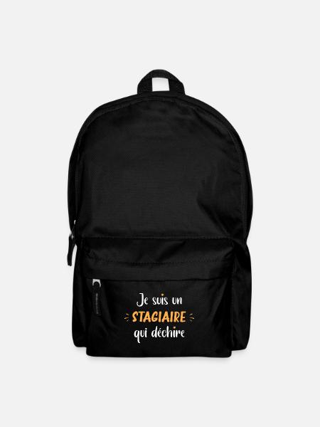 Je suis un stagiaire sui déchire - Sac à dos - noir