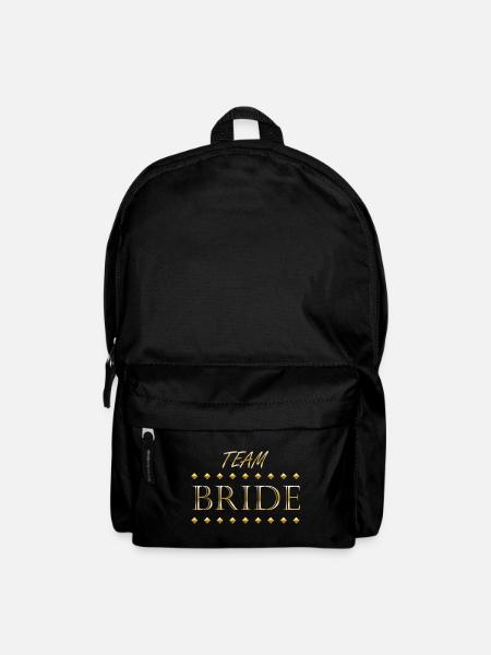 Brautteam, Junggesellenabschied - Rucksack - Schwarz