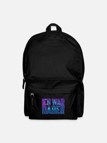 Ich war dabei! | Feiern Party Festival - Rucksack - Schwarz