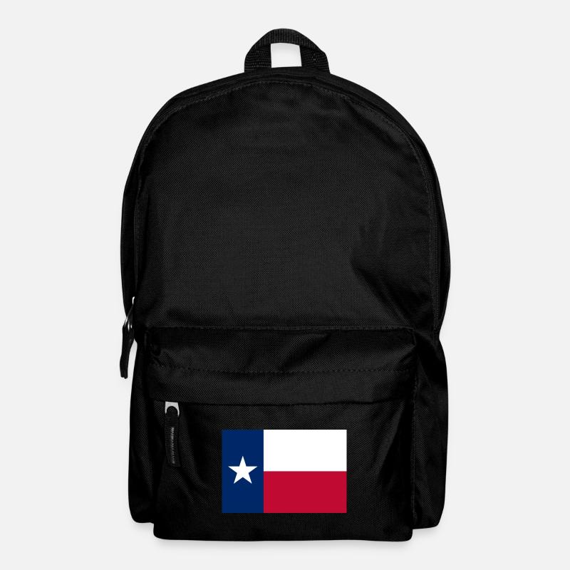 Texas Texas flag drapeau - Sac à dos - noir