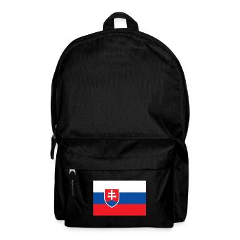 Slovakia Slovakian flag flag - Backpack - black - Front