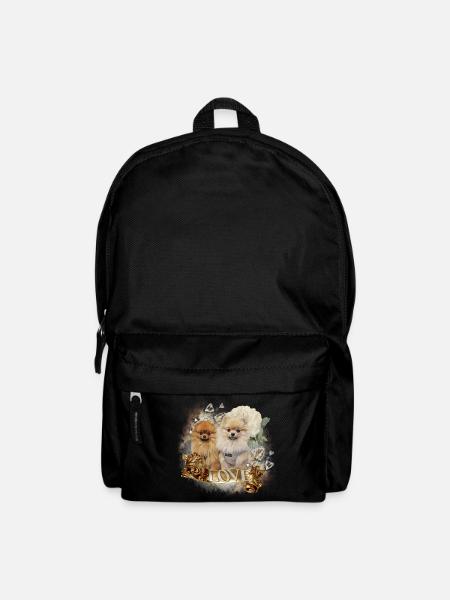 Zwergspitz , Pomeranian Shirts und Accessoires - Rucksack - Schwarz