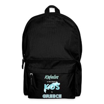 Kefalos on the island Kos in Greece - Backpack - black - Front