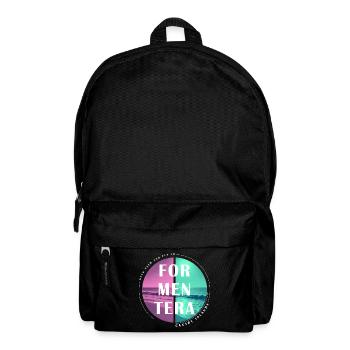 Formentera Sommer Sonne Strand Meer Palmen Party - Rucksack - Schwarz - Vorne