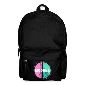 Modena Italien Stadt Skyline Kathedrale Urlaub - Rucksack - Schwarz - Vorne