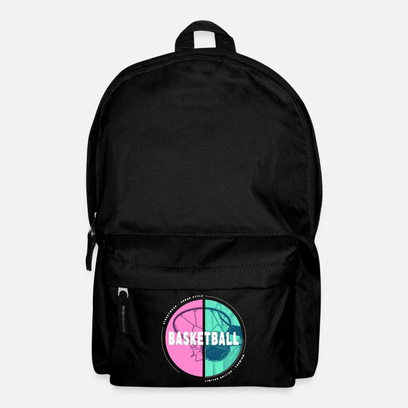 Basketteur Basketteur Basketteur Dunking Sport Player - Sac à dos - noir