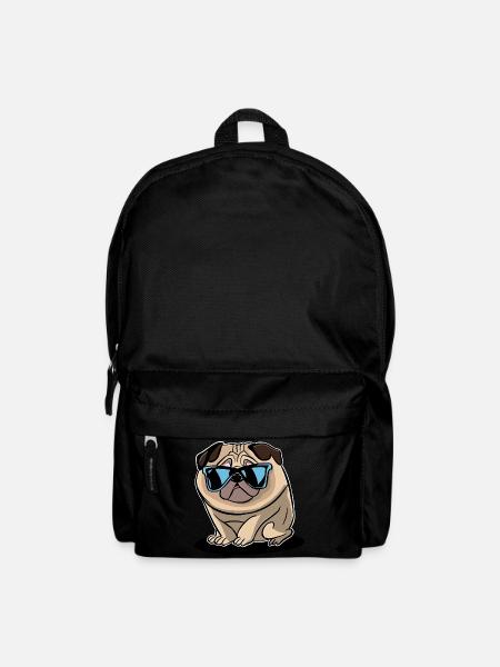 Mops - Rucksack - Schwarz