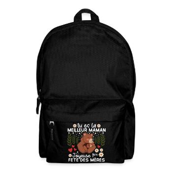 Meilleure Maman 1ère Fête des Mères Cadeau - Sac à dos - noir - Devant