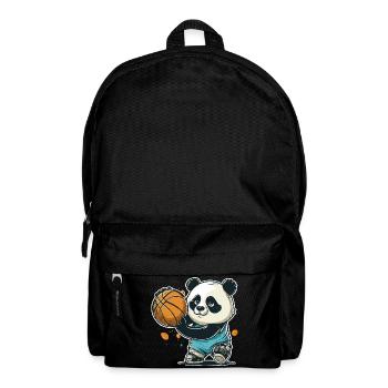 Hoops with a Panda - Backpack - black - Front