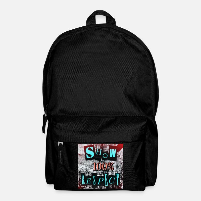 Faites preuve de respect à 100% - Sac à dos - noir