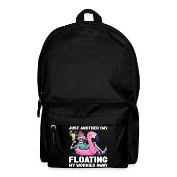 Rafting Wassersport | River Tubing Fluss Geschenke - Rucksack - Schwarz - Vorne