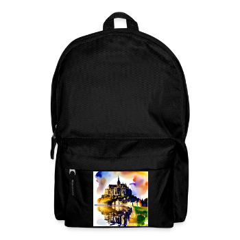 Mont Saint Michel, France - Backpack - black - Front