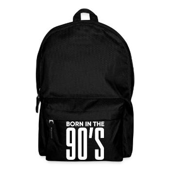 90er Jahre 90s Retro Geschenk - Rucksack - Schwarz - Vorne