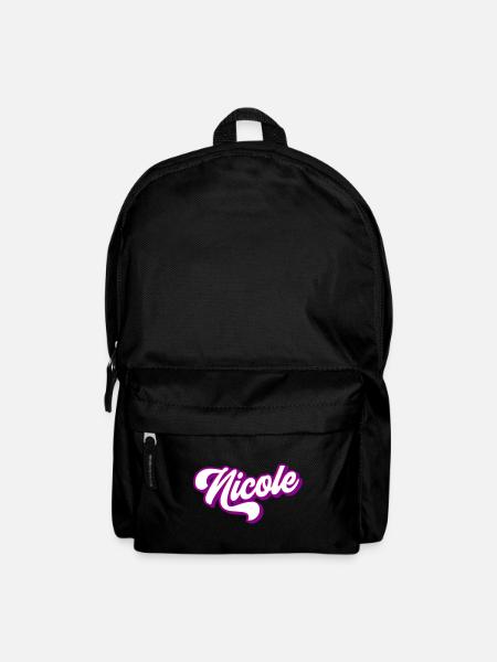 Nicole | Farben änderbar - Rucksack - Schwarz