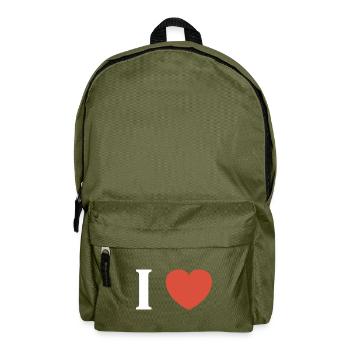 i love - Sac à dos - vert olive - Devant