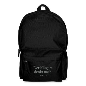 The smarter one thinks - Backpack - black - Front