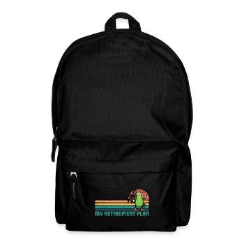 Pickelball Gurke Pickle Schläger Lustig - Rucksack - Schwarz - Vorne
