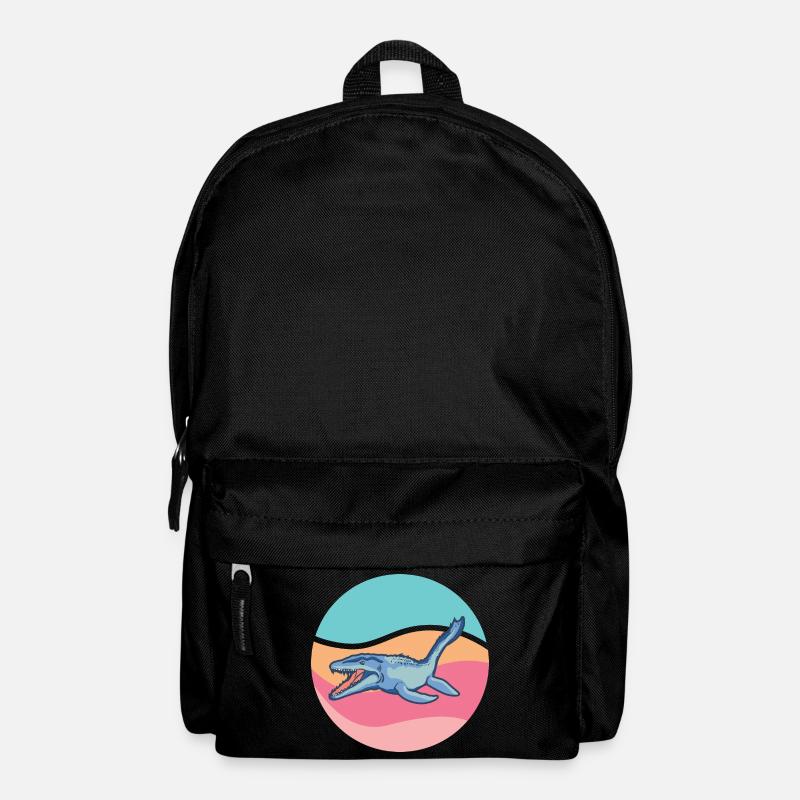 Tylosaurus Dinosaurier Raubtier des Meeres - Rucksack - Schwarz