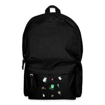 comic comicstyle character - Backpack - black - Front