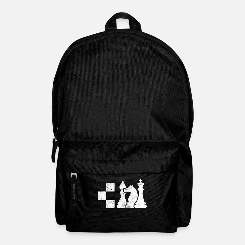 Schach Chess - Rucksack - Schwarz