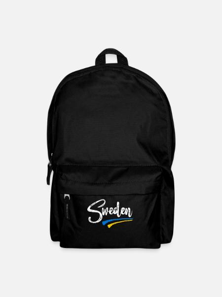 Schweden - Rucksack - Schwarz