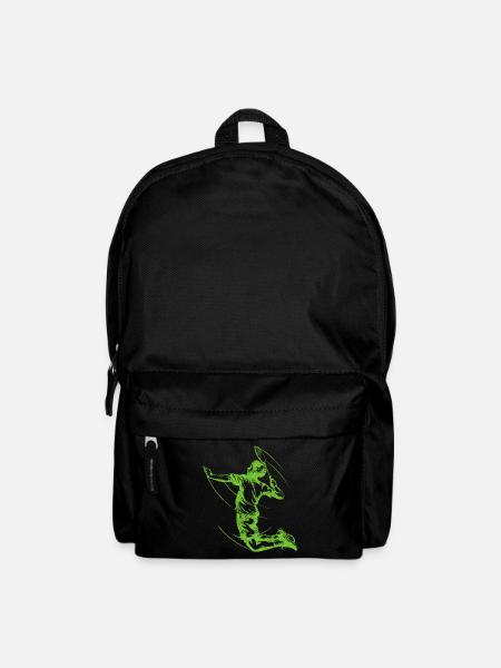 Badminton Spieler - Rucksack - Schwarz