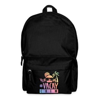 vacay urlaub crew bunt - Rucksack - Schwarz - Vorne