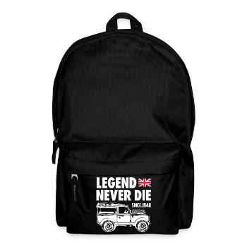 Landy Legend Never Die - Rucksack - Schwarz - Vorne
