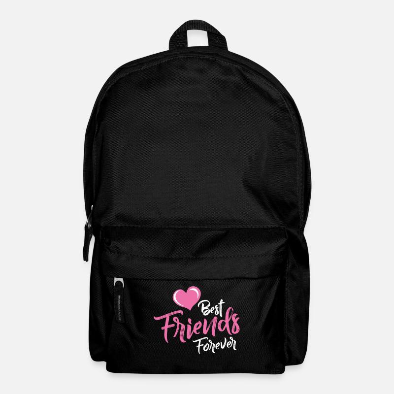 beste freunde herz - Rucksack - Schwarz