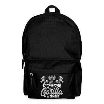 gorilla workout - Backpack - black - Front