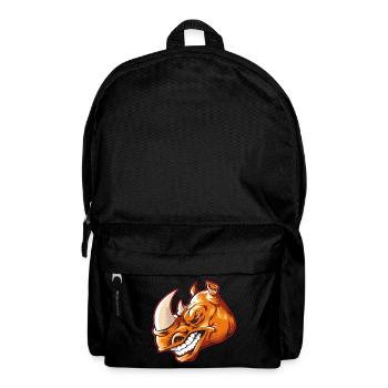 Rhinoceros head beast - Backpack - black - Front