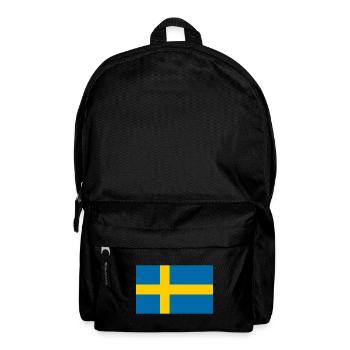 Schwedische Flagge von Schweden - Rucksack - Schwarz - Vorne