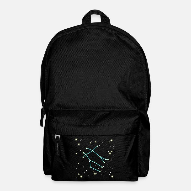 Zwilling Sternzeichen Weltall Design - Rucksack - Schwarz