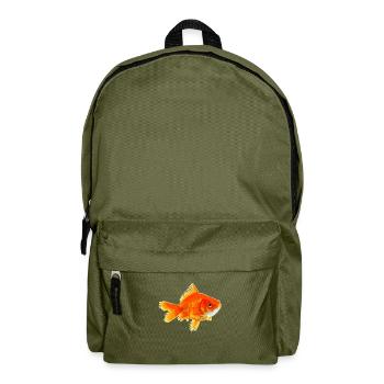 Goldfisch - Rucksack - Olivgrün - Vorne