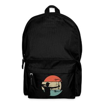 Bogenschießen Bogenschütze Compoundbogen Bogen - Rucksack - Schwarz - Vorne