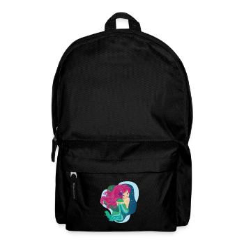 Mermaid - Rucksack - Schwarz - Vorne