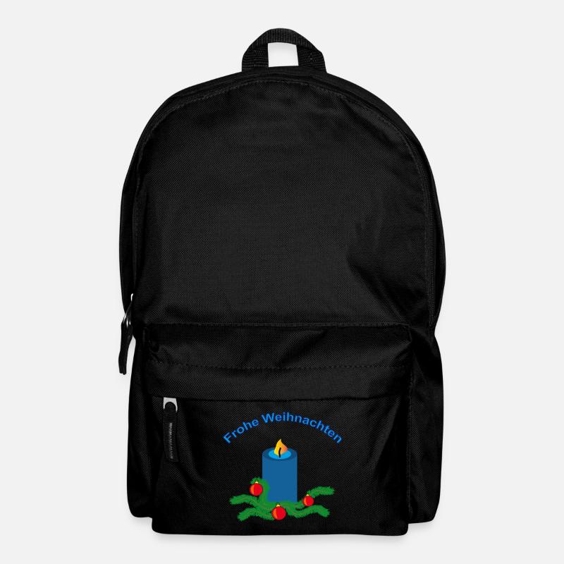 Frohe Weihnachten - Rucksack - Schwarz
