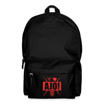 Ajo Pfälzer Weinfest Riesling - Rucksack - Schwarz - Vorne